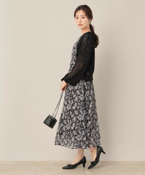 Couture Brooch / クチュールブローチ カーディガン・ボレロ | ラメリブVネックカーディガン | 詳細5