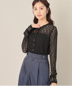 Couture Brooch / クチュールブローチ カーディガン・ボレロ | レースリングドットカーディガン