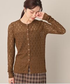 Couture Brooch / クチュールブローチ カーディガン・ボレロ | レースリングドットカーディガン