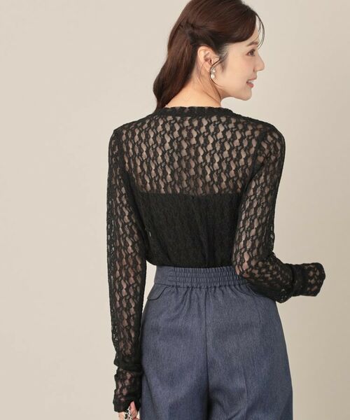 Couture Brooch / クチュールブローチ カーディガン・ボレロ | レースリングドットカーディガン | 詳細10