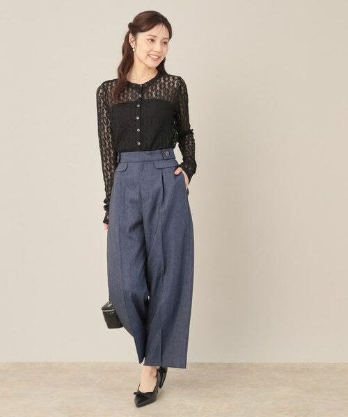 Couture Brooch / クチュールブローチ カーディガン・ボレロ | レースリングドットカーディガン | 詳細11