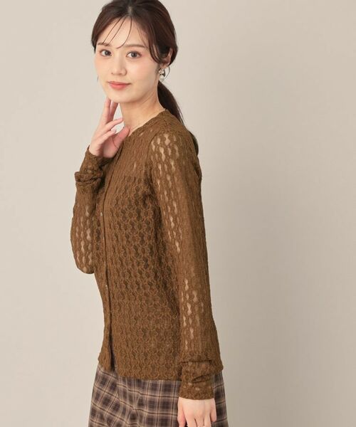 Couture Brooch / クチュールブローチ カーディガン・ボレロ | レースリングドットカーディガン | 詳細16