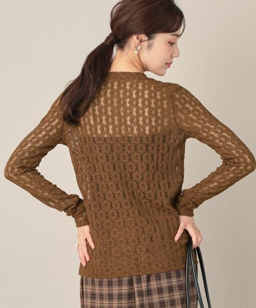 Couture Brooch / クチュールブローチ カーディガン・ボレロ | レースリングドットカーディガン | 詳細17