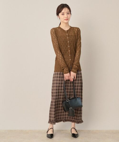 Couture Brooch / クチュールブローチ カーディガン・ボレロ | レースリングドットカーディガン | 詳細18