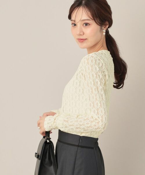 Couture Brooch / クチュールブローチ カーディガン・ボレロ | レースリングドットカーディガン | 詳細2