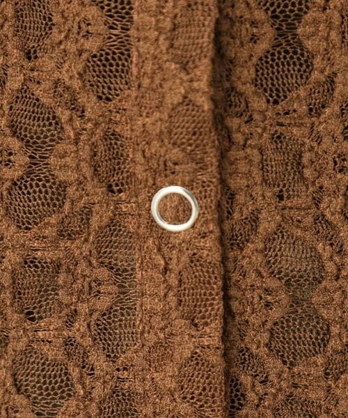 Couture Brooch / クチュールブローチ カーディガン・ボレロ | レースリングドットカーディガン | 詳細21
