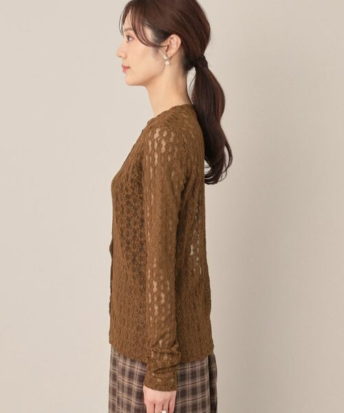 Couture Brooch / クチュールブローチ カーディガン・ボレロ | レースリングドットカーディガン | 詳細23