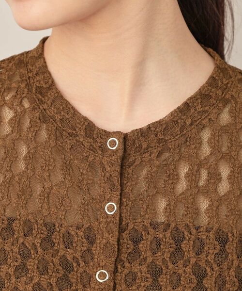 Couture Brooch / クチュールブローチ カーディガン・ボレロ | レースリングドットカーディガン | 詳細25