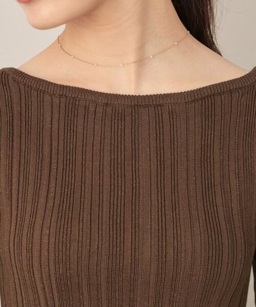 Couture Brooch / クチュールブローチ ロング・マキシ丈ワンピース | 5分袖ドッキングワンピース | 詳細18