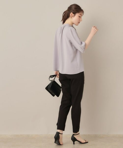 Couture Brooch / クチュールブローチ パンツ | 【らくちん・キレイ見え】リボンハイパーストレッチパンツ | 詳細12