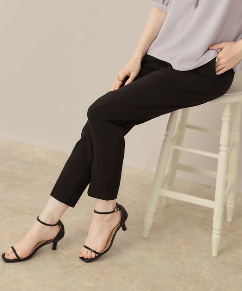 Couture Brooch / クチュールブローチ パンツ | 【らくちん・キレイ見え】リボンハイパーストレッチパンツ | 詳細14