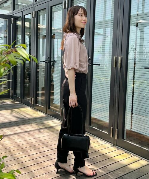 Couture Brooch / クチュールブローチ パンツ | 【らくちん・キレイ見え】リボンハイパーストレッチパンツ | 詳細18