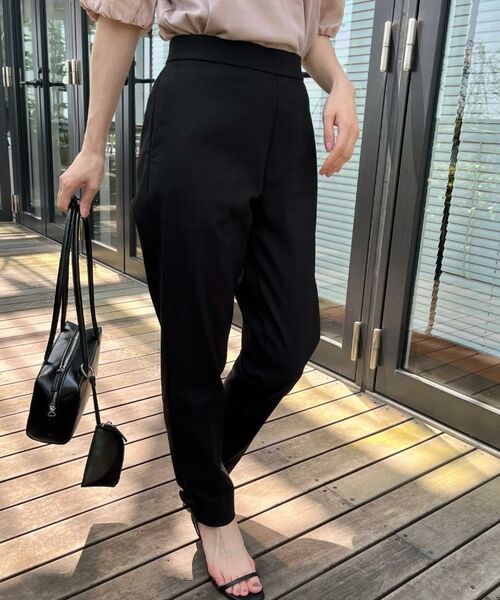 Couture Brooch / クチュールブローチ パンツ | 【らくちん・キレイ見え】リボンハイパーストレッチパンツ | 詳細19