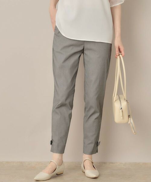 Couture Brooch / クチュールブローチ パンツ | 【らくちん・キレイ見え】リボンハイパーストレッチパンツ | 詳細4