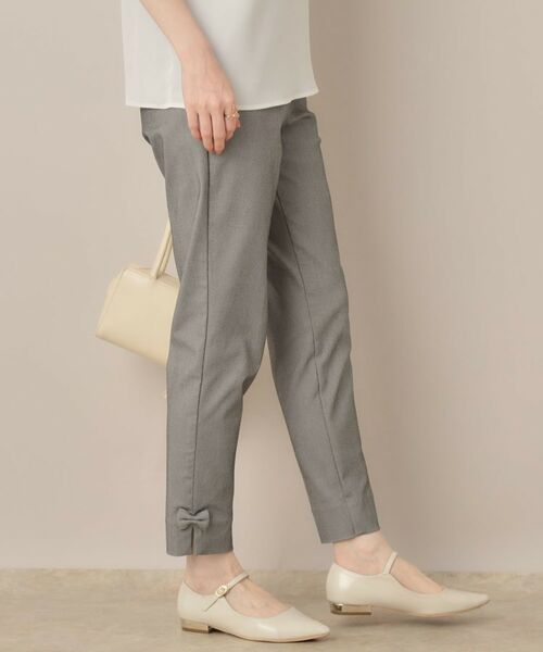 Couture Brooch / クチュールブローチ パンツ | 【らくちん・キレイ見え】リボンハイパーストレッチパンツ | 詳細5