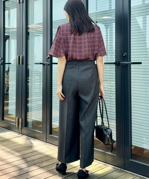 Couture Brooch / クチュールブローチ パンツ | 【マシンウォッシャブル・スッキリ見え】デニムライク釦デザインパンツ | 詳細12