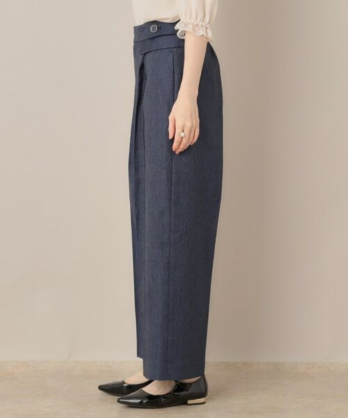 Couture Brooch / クチュールブローチ パンツ | 【マシンウォッシャブル・スッキリ見え】デニムライク釦デザインパンツ | 詳細26