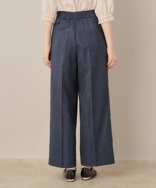 Couture Brooch / クチュールブローチ パンツ | 【マシンウォッシャブル・スッキリ見え】デニムライク釦デザインパンツ | 詳細27