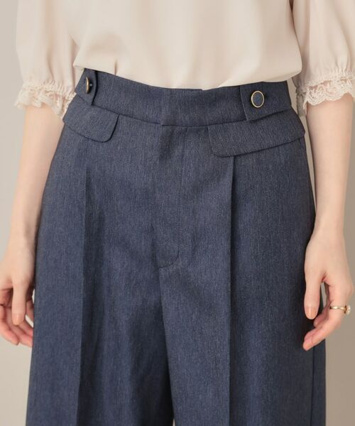 Couture Brooch / クチュールブローチ パンツ | 【マシンウォッシャブル・スッキリ見え】デニムライク釦デザインパンツ | 詳細28