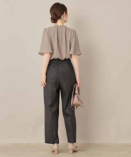 Couture Brooch / クチュールブローチ パンツ | 【マシンウォッシャブル・スッキリ見え】デニムライク釦デザインパンツ | 詳細3