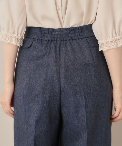 Couture Brooch / クチュールブローチ パンツ | 【マシンウォッシャブル・スッキリ見え】デニムライク釦デザインパンツ | 詳細30