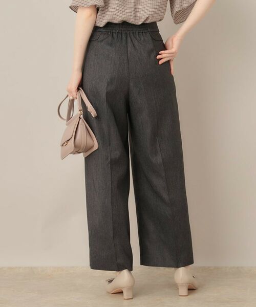 Couture Brooch / クチュールブローチ パンツ | 【マシンウォッシャブル・スッキリ見え】デニムライク釦デザインパンツ | 詳細6