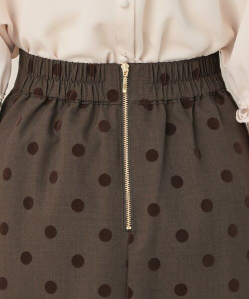 Couture Brooch / クチュールブローチ ロング・マキシ丈スカート | フロッキードットフレアスカート | 詳細19