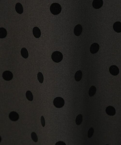 Couture Brooch / クチュールブローチ ロング・マキシ丈スカート | フロッキードットフレアスカート | 詳細7