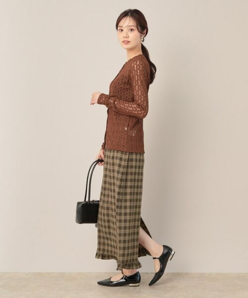 Couture Brooch / クチュールブローチ ロング・マキシ丈スカート | チェック裾フリルスカート | 詳細12