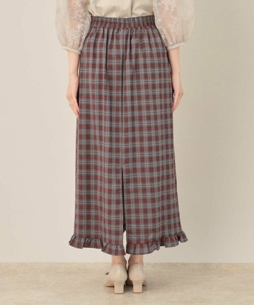 Couture Brooch / クチュールブローチ ロング・マキシ丈スカート | チェック裾フリルスカート | 詳細24
