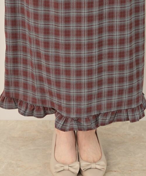 Couture Brooch / クチュールブローチ ロング・マキシ丈スカート | チェック裾フリルスカート | 詳細27