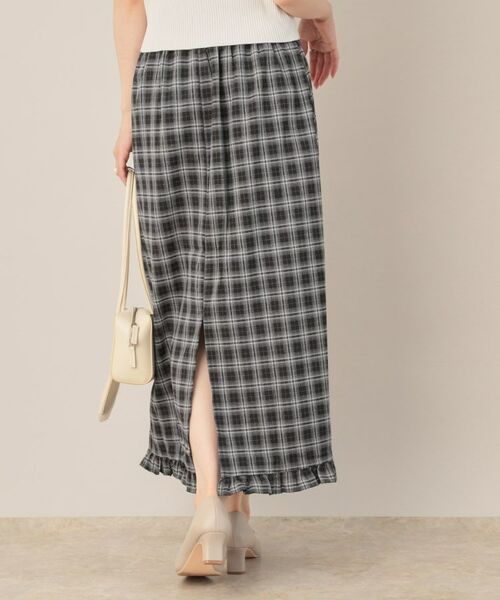 Couture Brooch / クチュールブローチ ロング・マキシ丈スカート | チェック裾フリルスカート | 詳細3