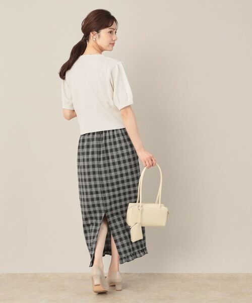 Couture Brooch / クチュールブローチ ロング・マキシ丈スカート | チェック裾フリルスカート | 詳細6