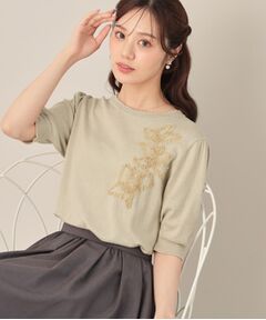 Couture Brooch / クチュールブローチ ニット・セーター | オーガンフリルフラワーニット