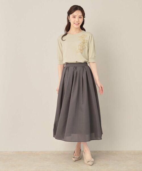 Couture Brooch / クチュールブローチ ニット・セーター | オーガンフリルフラワーニット | 詳細10