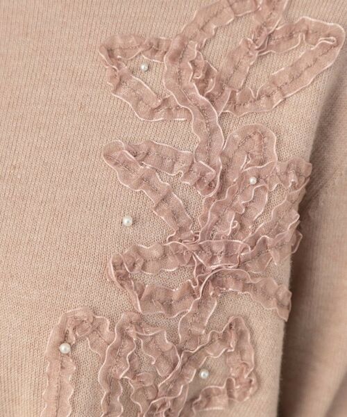 Couture Brooch / クチュールブローチ ニット・セーター | オーガンフリルフラワーニット | 詳細24