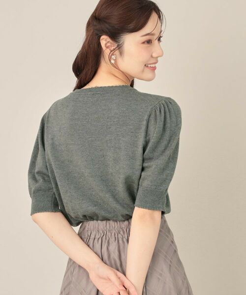 Couture Brooch / クチュールブローチ ニット・セーター | オーガンフリルフラワーニット | 詳細6