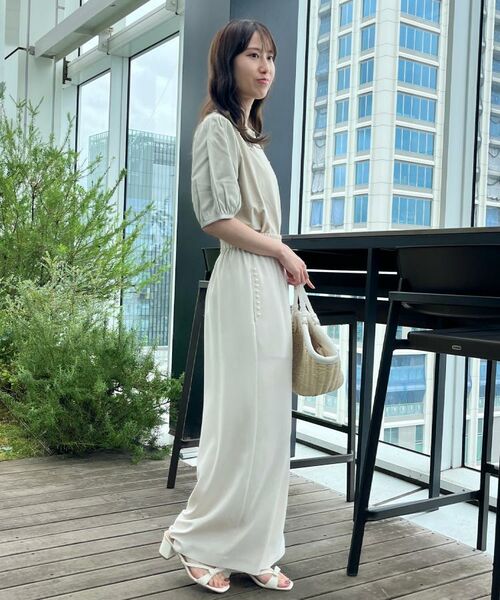 Couture Brooch / クチュールブローチ カットソー | 【接触冷感・UVカット】シフォンフラワーエンブロドッキングカットソー | 詳細18