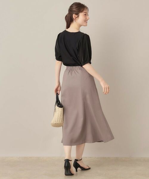 Couture Brooch / クチュールブローチ カットソー | 【接触冷感・UVカット】シフォンフラワーエンブロドッキングカットソー | 詳細3