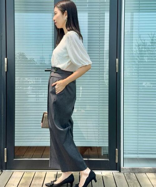 Couture Brooch / クチュールブローチ カットソー | 【マシンウォッシャブル・UVケア・接触冷感】ラグランレースドッキングカットソー | 詳細12