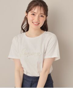 Couture Brooch / クチュールブローチ Tシャツ | テープ刺繍ロゴT