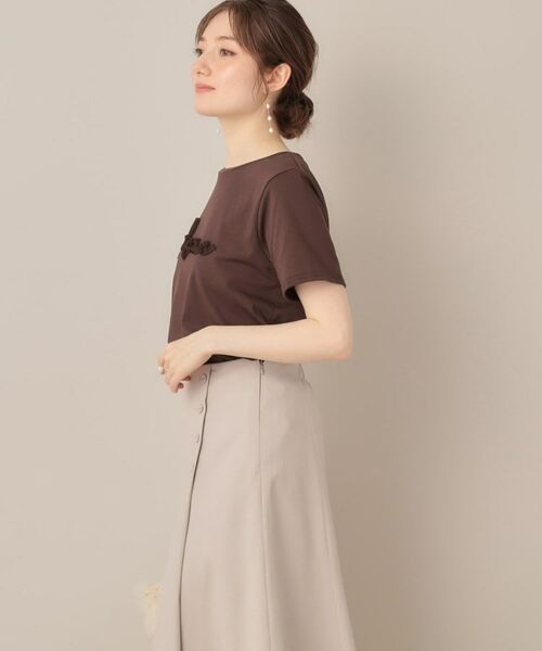 Couture Brooch / クチュールブローチ Tシャツ | テープ刺繍ロゴT | 詳細17