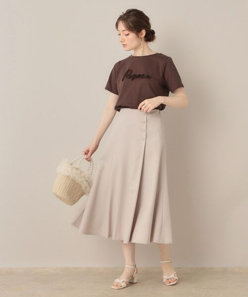 Couture Brooch / クチュールブローチ Tシャツ | テープ刺繍ロゴT | 詳細18