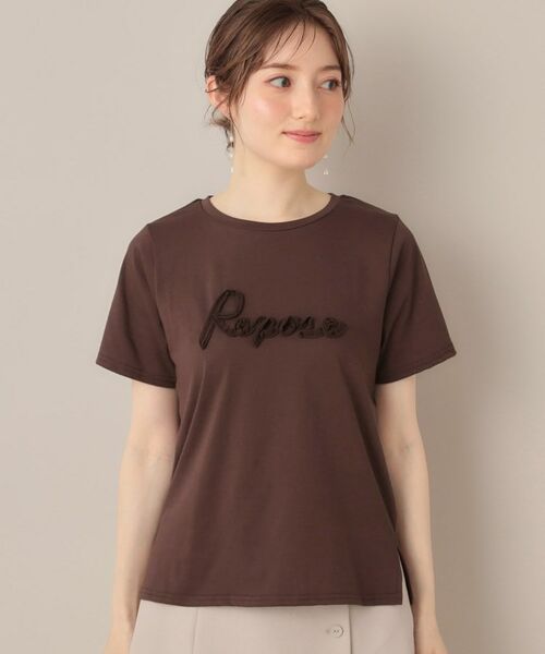 Couture Brooch / クチュールブローチ Tシャツ | テープ刺繍ロゴT | 詳細22