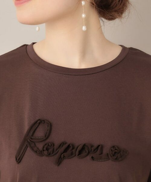 Couture Brooch / クチュールブローチ Tシャツ | テープ刺繍ロゴT | 詳細25