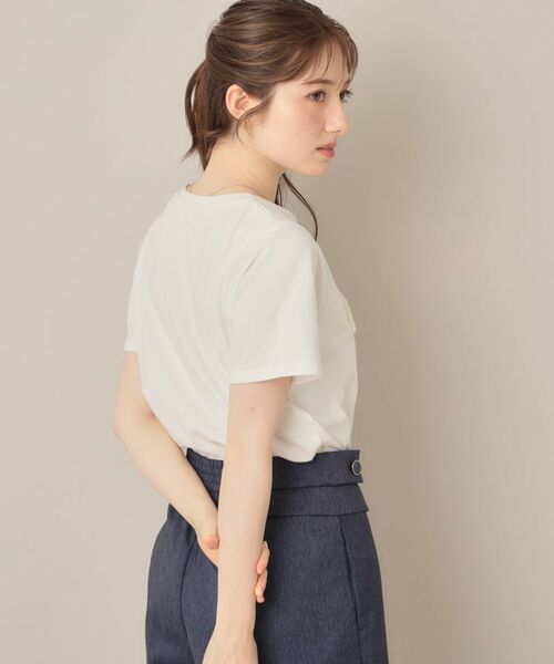 Couture Brooch / クチュールブローチ Tシャツ | テープ刺繍ロゴT | 詳細3