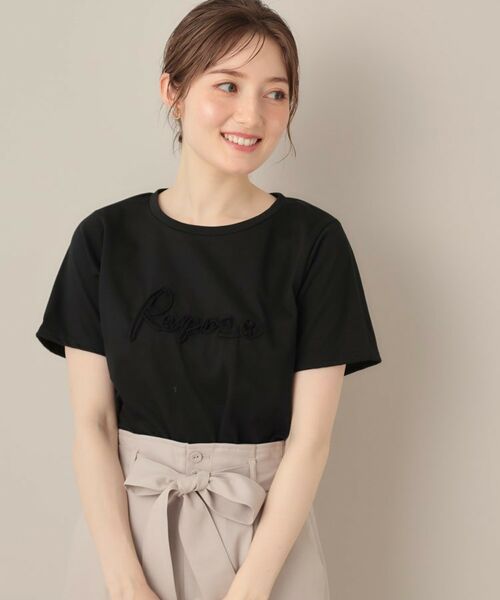 Couture Brooch / クチュールブローチ Tシャツ | テープ刺繍ロゴT | 詳細8