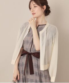 Couture Brooch / クチュールブローチ カーディガン・ボレロ | LEVITAシアージップアップブルゾン