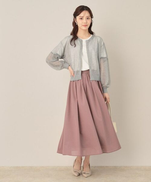 Couture Brooch / クチュールブローチ カーディガン・ボレロ | LEVITAシアージップアップブルゾン | 詳細12