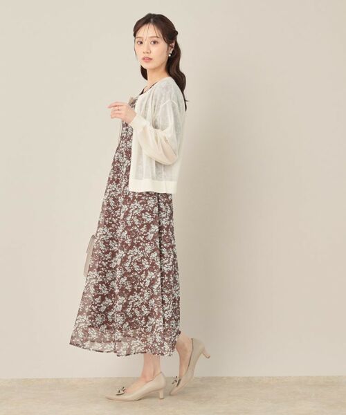 Couture Brooch / クチュールブローチ カーディガン・ボレロ | LEVITAシアージップアップブルゾン | 詳細2